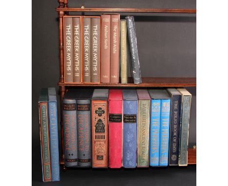 Folio Society - various titles, George Hart, The Pharaohs; The Greek Myths; John Ruskin The Stones of Venice; Jacques Barzun,