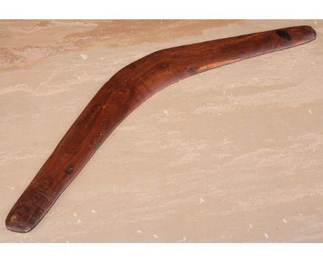 An Australian Aboriginal boomerang, 58.5cm long, early 20th century 