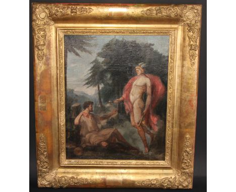 After the Old Master (19th century)Mercury and the Woodcutteroil on canvas, 38cm x 31cm 