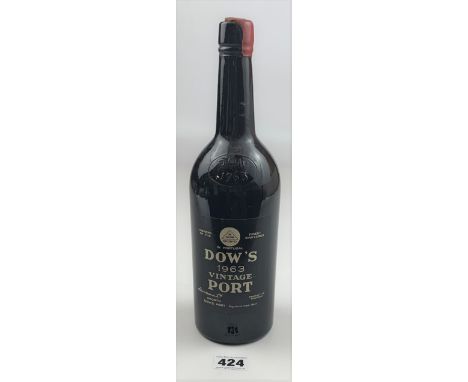 Bottle of Dow’s 1963 Vintage Port 