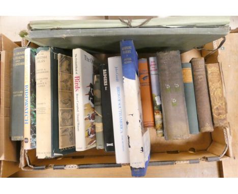 Ornithology, Natural History &amp; Angling.&nbsp;&nbsp;A carton of various vols. 