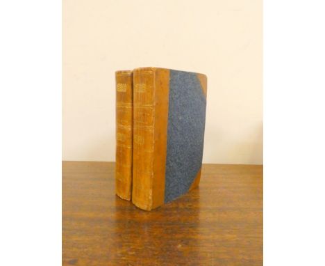 GRAHAM JOHN &amp; CO. (Pubs).&nbsp;&nbsp;The Literary Reporter or Weekly Miscellany. Vols. 1 &amp; 2. 12mo. Half calf, marble