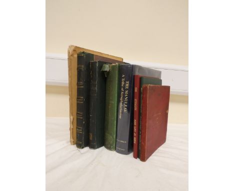 BRITTEN JAMES.  European Ferns. Col. frontis & plates & other illus. Quarto. Worn half calf, internal foxing to some leaves i