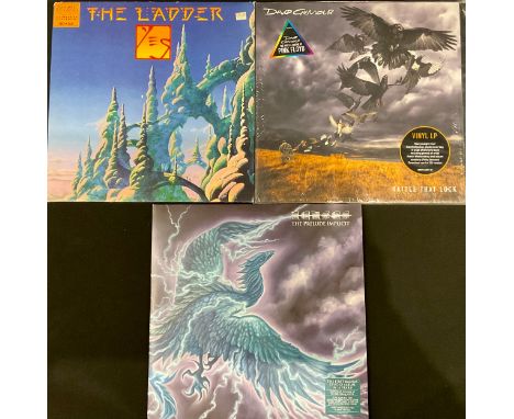 Vinyl Records - LP's including Yes - The Ladder - EDG12088 (Limited Edition, Number 00402); David Gilmour - Rattle the Lock -