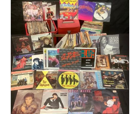 Vinyl Records - singles, various genres including rock, pop, etc, 1960's and later, qty 