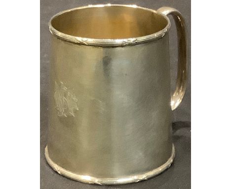 A silver Christening mug, Sheffield 1929, 179g 