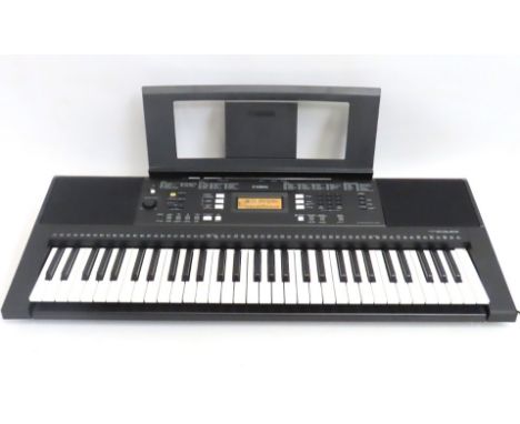 A Yamaha PSR E343 digital keyboard with box & packaging, presents as new or little use