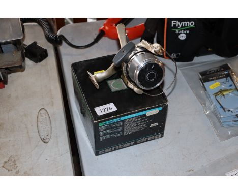 An Abu Garcia Centre Drag CD-6 8000 fishing reel with original box 