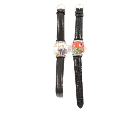 Thirty novelty mainly children's watches, vintage Timex Snow White; Times Mickey Mouse; Saxon Clown watch and Duck watch; Bri