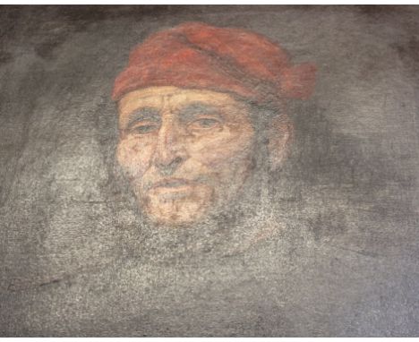 English School Portrait of a sailor Oil on canvasUnsigned50cm x 39.5cm