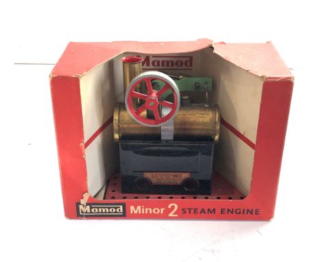 Original boxed mamod minor 2 steam engine 