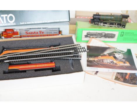 GWR 4/6/0 county class engine, KATO engine, Bachmann engine & carriage (All with original boxes)