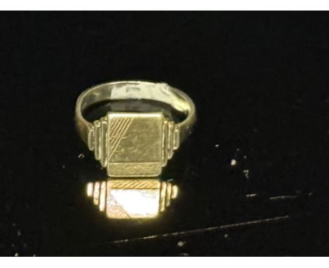 9ct Gold & silver ring