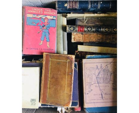 A large collection of books, to include Daphnis and Chloe, Longus, London: Vizetelly &amp; Co., no date, gilt orange cloth; J