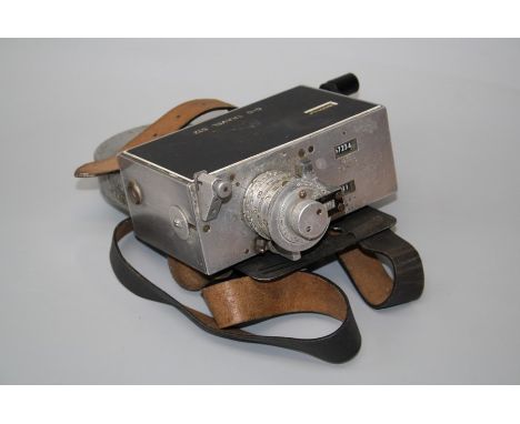 A mid 20th century railway guard's ticket machine (R,WR &amp; B).