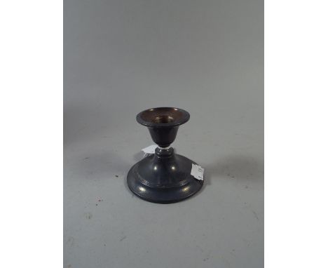 A Silver Candle Stick. 