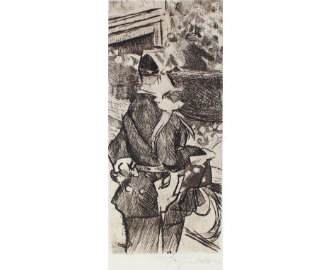 Villon, Jacques (d.i. Gaston Émile Duchamp,: 1875 Damville - Puteaux 1963). Bal du Moulin Rouge. Kaltnadelradierung auf Richa