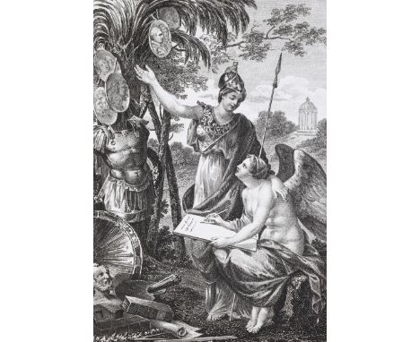 Serie: di vite e ritratti de famosi personaggi degli ultimi tempi. Bd. 1 (von 3). Mailand, Batelli &amp; Fanfani 1815-16. 4°.