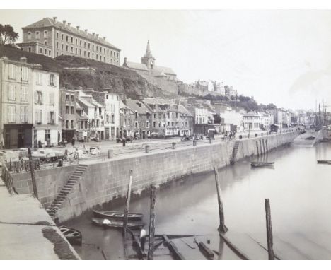 Granville - Jersey (Deckeltitel): Photoalbum mit 29 einkasch. Aufnahmen von Granville (11) u. Jersey (18). Albuminabzüge, um 