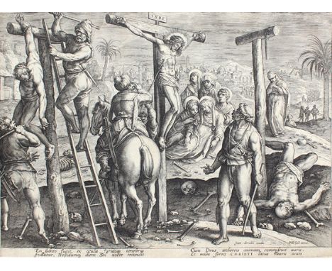 Stradanus,J. (d.i. Jan van der Straet).: Passio, mors, et resurrectio Dn. Nostri Iesu Christi. Antwerpen, Phil. Galle um 1585