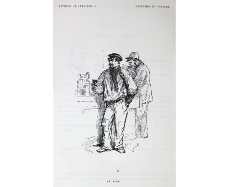 Bertall,(A.).: La Vigne. Voyage autour des vins de France. Etude physiologique, anecdotique, historique, humoristique et meme