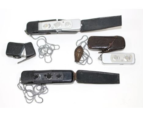 Minox C: u. weitere Minox Kameras + Zubehör. Dazu weitere Kameras wie Olympus, Pentax u. Zub. Gek. wie besichtigt.   D