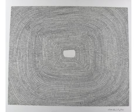 Jenssen, Olav Christopher: (1954 Sortland/Norwegen, tätig in Braunschweig). Simultan. Radierung. 1995. Ca. 49 x 59,6 cm. Sign