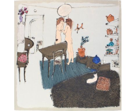 Richterich, Marco: (1929 St.-Imier - Arles 1997). 7 Farblithographien. 20. Jhdt. 34,7 x 46 - 44,5 x 44 cm. Sign. u. nummerier