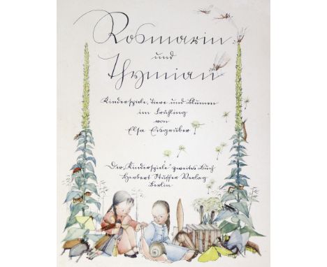 Eisgruber,E.: Rosmarin und Thymian. Kinderspiele, Tiere und Blumen im Frühling. Der "Kinderspiele" zweites Buch. Bln., Stuffe