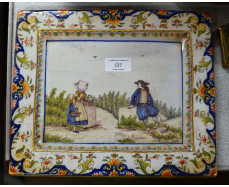 QUIMPER STYLE DISH    