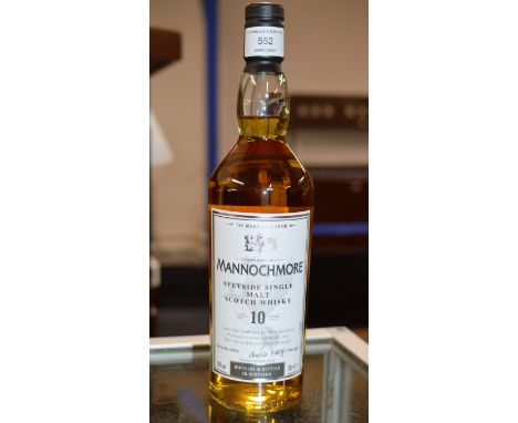 MANNOCHMORE THE MANAGER'S DRAM 10 YEAR OLD SPEYSIDE SINGLE MALT SCOTCH WHISKY - 70CL, 58% VOL    