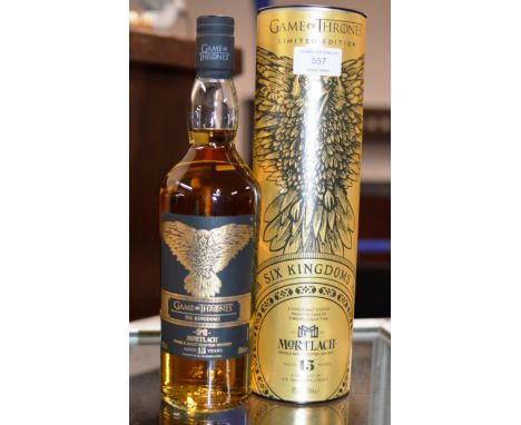 MORTLACH GAME OF THRONES SIX KINGDOMS 15 YEAR OLD SINGLE MALT SCOTCH WHISKY, WITH PRESENTATION BOX - 700ML, 46% VOL    