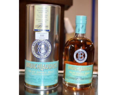 BRUICHLADDICH SECOND EDITION 15 YEAR OLD ISLAY SINGLE MALT SCOTCH WHISKY, WITH PRESENTATION TIN - 700ML, 46% VOL    