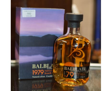 BALBLAIR 1979 HIGHLAND SINGLE MALT SCOTCH WHISKY, WITH PRESENTATION BOX - 70CL, 46% VOL    