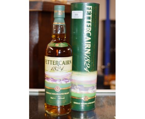 FETTERCAIRN 12 YEAR OLD SINGLE HIGHLAND MALT SCOTCH WHISKY, WITH PRESENTATION BOX - 70CL, 40% VOL    