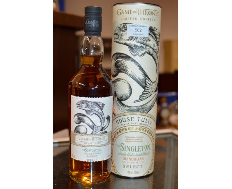 THE SINGLETON GLENDULLAN GAME OF THRONES HOUSE TULLY, FAMILY, DUTY, HONOUR SINGLE MALT SCOTCH WHISKY, WITH PRESENTATION BOX -