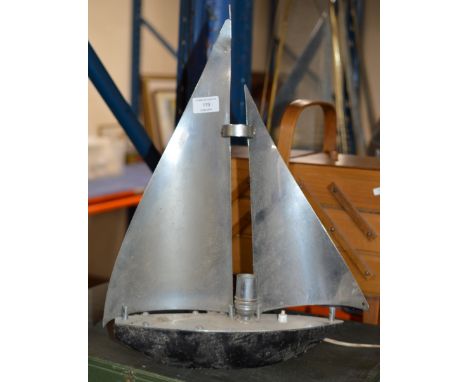 VINTAGE SHIP TABLE LAMP    