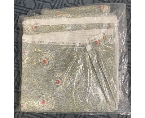 LIBERTY PRINT UPHOLSTERY FABRIC HERA FEATHER LINEN BLEND IN 2 PIECES 600CMS X 150CMS &amp; 330CMS X 150CMS - UNUSED IN PERFEC