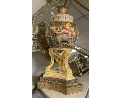 LARGE CAPODIMONTE LAMP 54CMS (H) APPROX