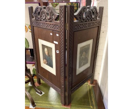 MAHOGANY FIRE SCREEN