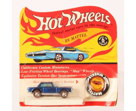 Hot Wheels Redline Mercedes - Benz 280SL Spectraflame blue - darker shade of blue to the previous lot, brown interior, blue t