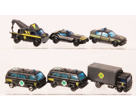 Matchbox Superfast Group of 6 x SUTC (Shanghai Universal Toy Company) CHINESE INTERNAL MARKET COMMANDO DAGGER FORCE MILITARY 