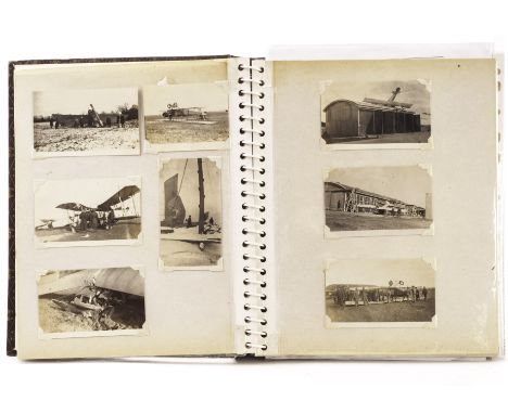 A WWI photographic record of the Royal Flying Corps Canada training school in Toronto. The record was the property of John Ed