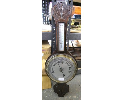 An Oak barometer, 20th Century