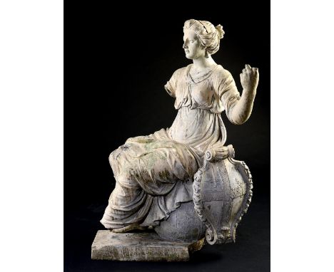 Statuary: A rare Coade stone figure of Britanniastamped Coade, Lambeth and dated 1788damages112cm.; 44ins highBritannia was t