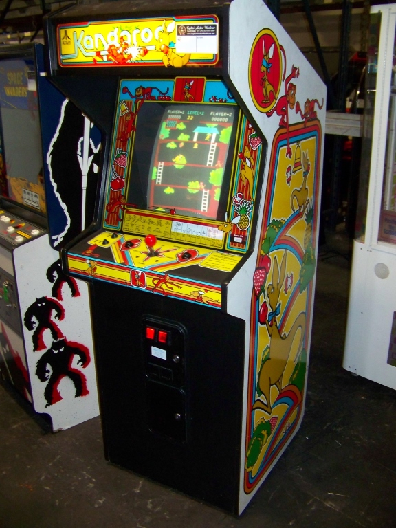 KANGAROO CLASSIC ARCADE GAME ATARI Item is in used condition. Evidence ...