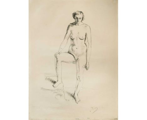 § Andrè Derain (French 1880-1954) Nu debout; from the 'Six etudes de dos' seriessigned 'a Derain' (lower left); numbered 5/25