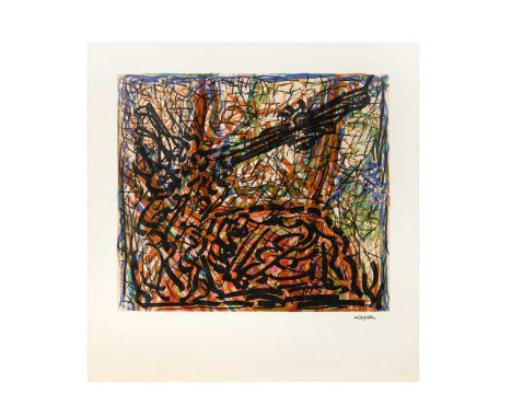 Jean-Paul Riopelle CC, GOQ (Canadian 1923-2002) Abstract Compositionstamped 'Riopelle' (lower right)lithograph, unframed64 x 