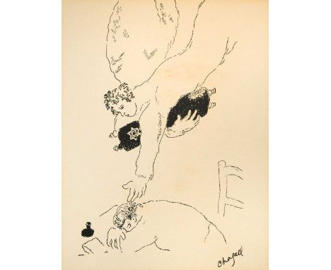 § Marc Chagall (French/Russian 1887-1985) Le rêve du poèt'slithograph, unframed44.5 x 29cm 