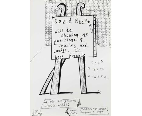 § David Hockney RA (British 1937-) Dog Show Exhibition Posteroffset lithograph, unframed72 x 50cm